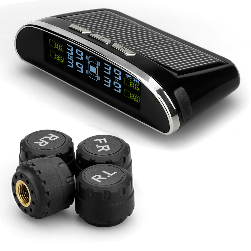 Фабрика OEM автомобиль безопасности вождения солнечной энергии TPMS встроенный аккумулятор высокое качество беспроводной Универсальный TPMS