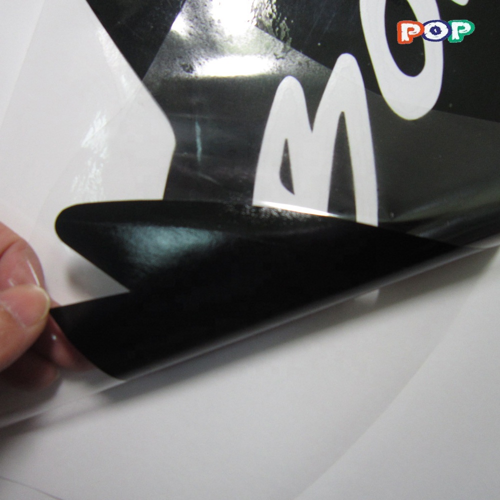 White black fish sticker cut fish sticker used of car window die cut stickers