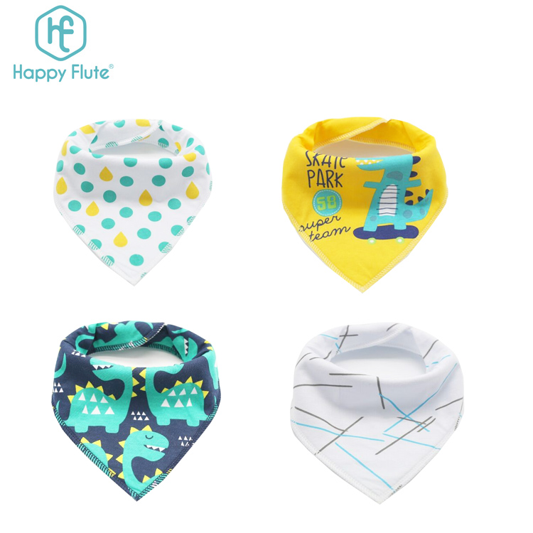 Happyflute № промывают моющиеся треугольник хлопок Портативный Baby Bib