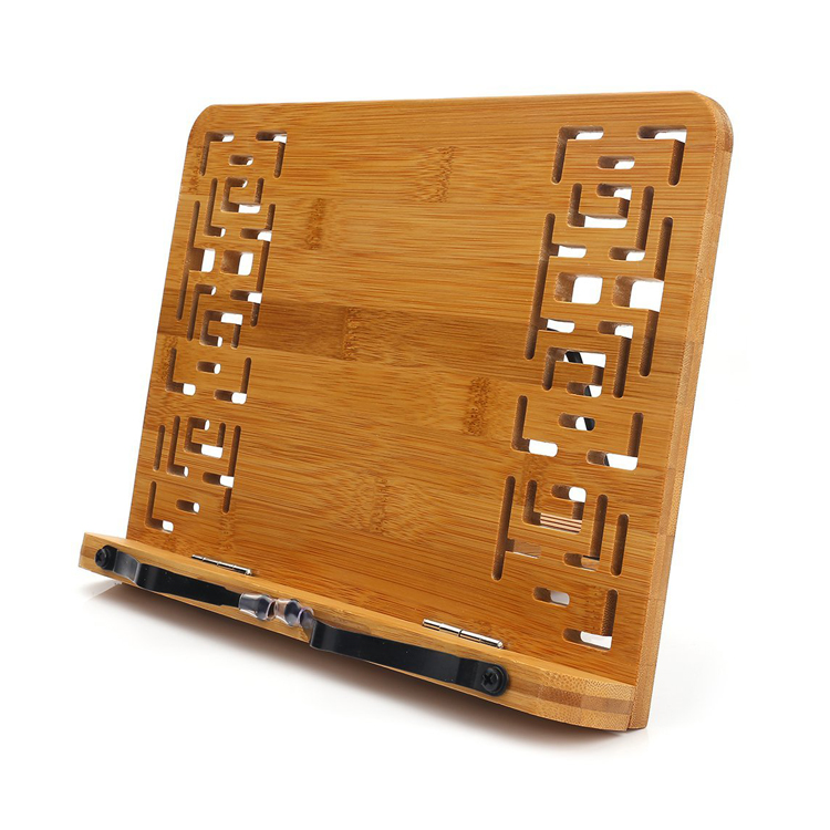 New Style wood tea book stand typing stands