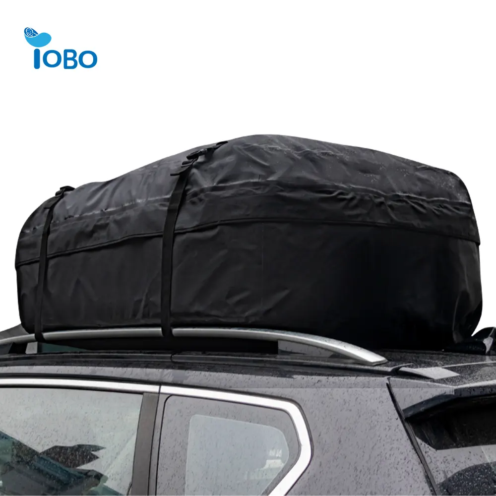 Подходит для транспортных средств с или без стеллажей на крышу, 100% водонепроницаемый автомобильный багажник на крышу, сумка-переноска, дорожная сумка для хранения