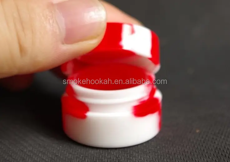 6+1 Silicone Containers For Wax Containers Silicone Jars 1.5ml 3ml 5ml 6ml 7ml 10ml 22ml Silicone Cases