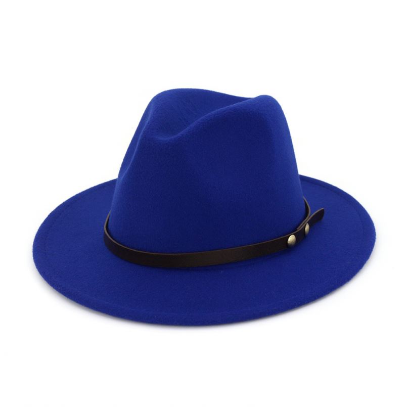 Сток цвета Лидер продаж полиэстер украсить женские черный Fedora Шляпа