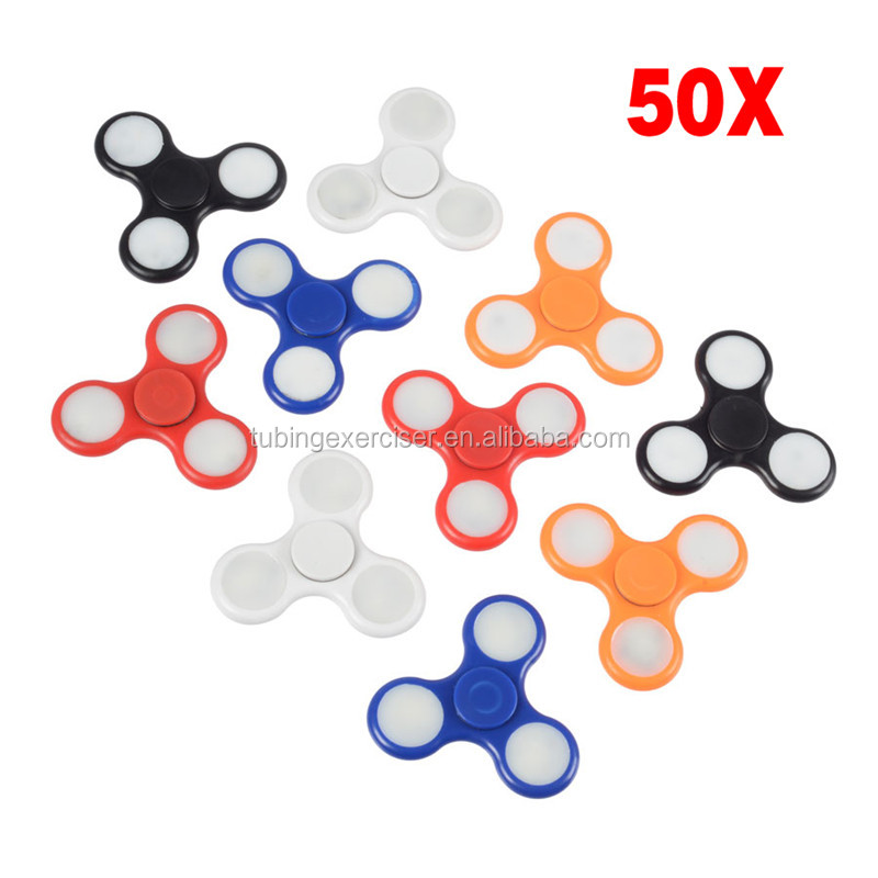 Главный светодиодный светильник Toupie Main Tri Spinner Doigt 3 светодиодный гироскоп Gyro Classique Doigt EDC Focus jouet