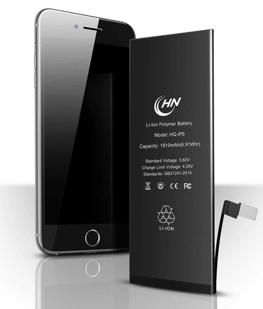 Абсолютно новые батареи для сотового телефона 1810 мАч для iphone 6 6G, оригинальный аккумулятор