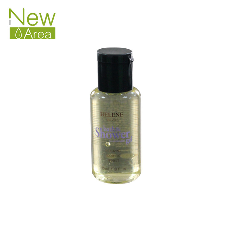 Mini Hotel Amenity Liquid Soap Skin Whitening Shower Gel PE Adults Female Cleaning Body Wash in Single Pack Accepted Rinse-off