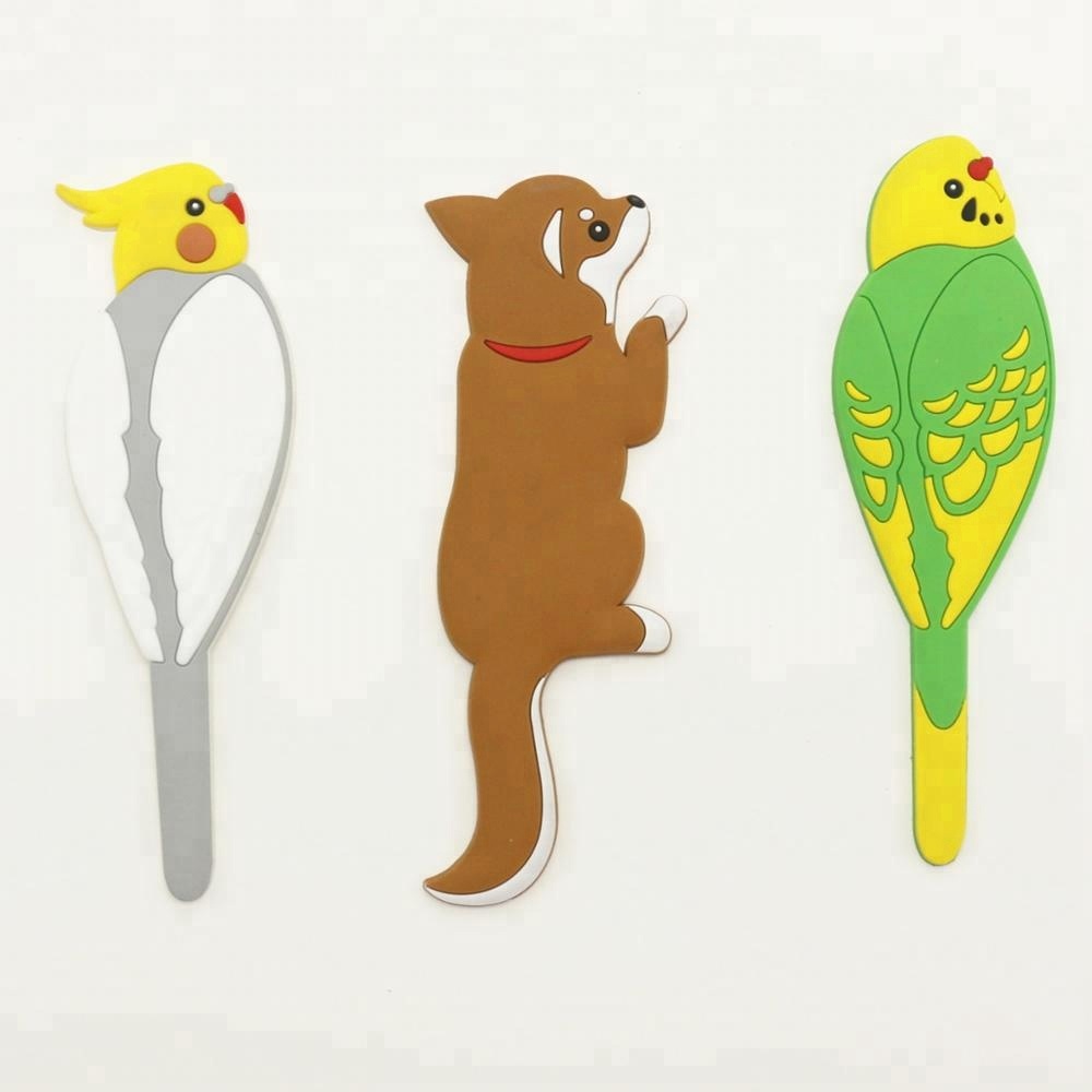 Magic Sticky Wall animal PVC Hooks Fridge Magnet Sticker