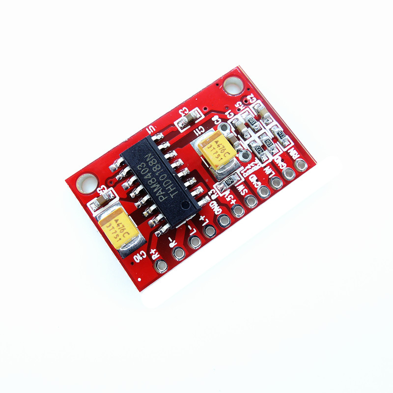 Модуль PAM8403 3 Вт * 2 Мини цифровой усилитель мощности аудио Плата DIY стерео USB DC 5 В