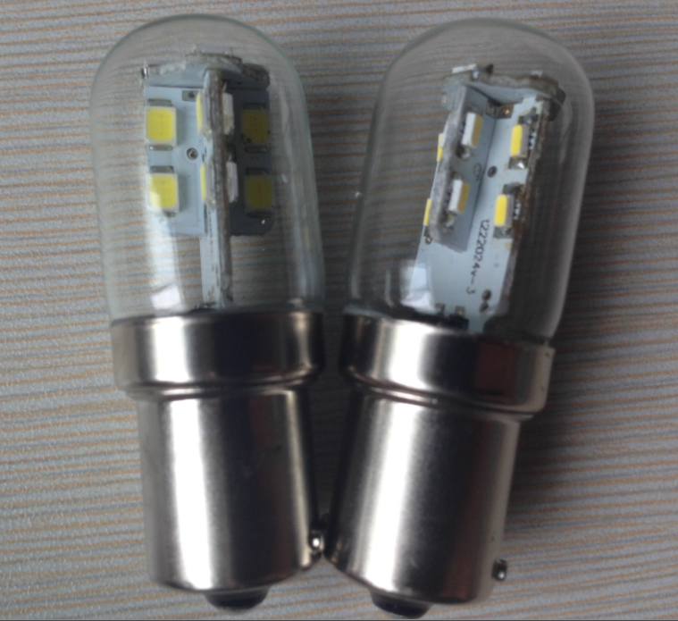 BA15D 220 В E14 E17 LED 2835SMD светодиодный индикатор 220 В/120 В светодиодный свет холодильник