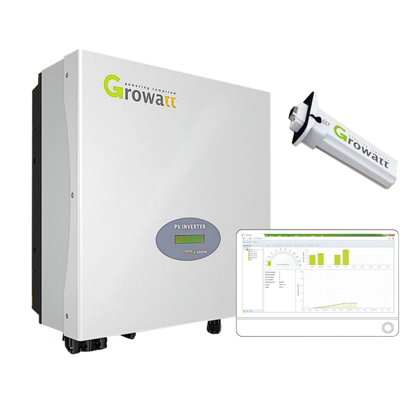 Солнечная энергия инвертор Growatt решетки 3kw 5kw Инвертор 24V 48V система решетки 3000W 5000W