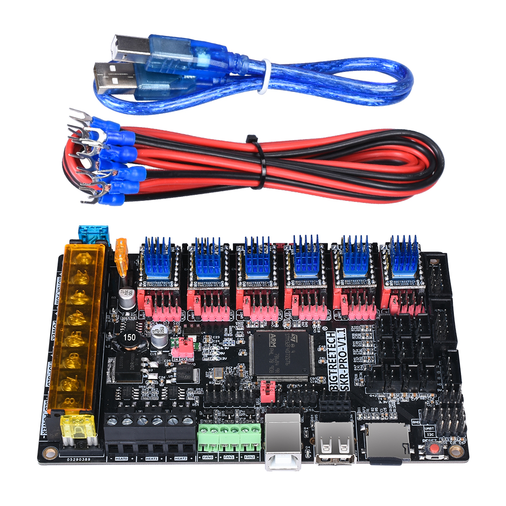 BIGTREETECH СКР PRO V1.1 32 бит плата управления 32bit 3D принтер запчасти vs MKS GEN L Ramps 1,4 поддержка TMC2208 TMC2130 драйвер