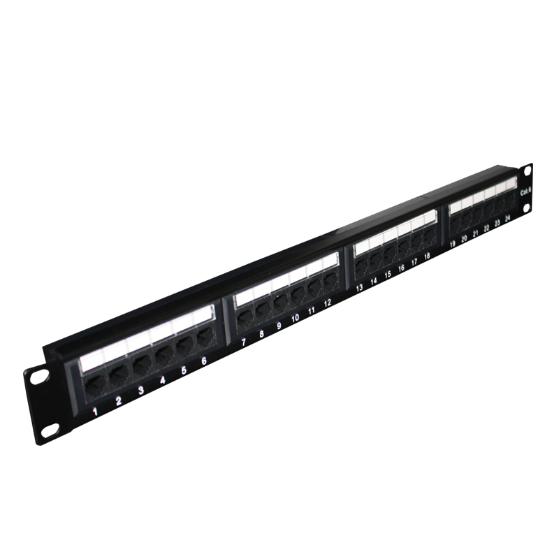 OEM 12 16 18 24 48 конкурентоспособная цена CAT6 RJ45 патч-панели Цветовой код из wenzhou