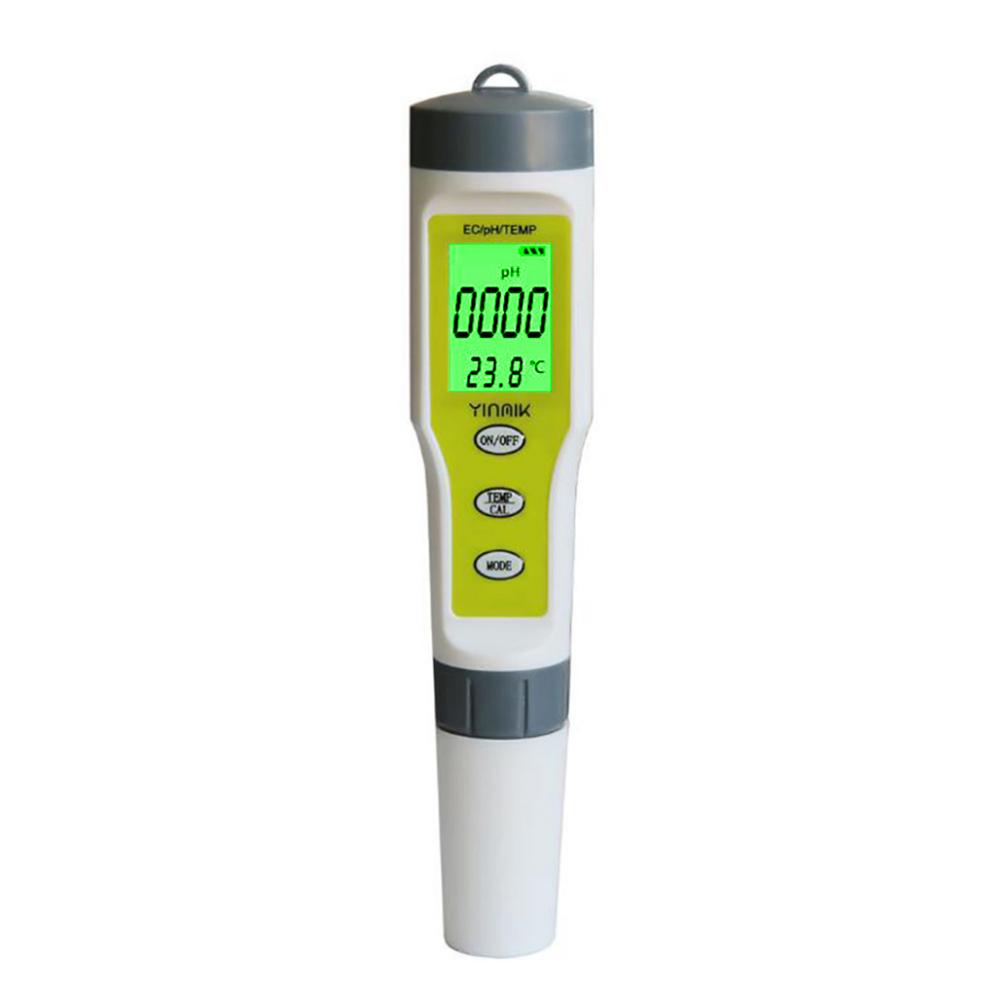 Популярное Оборудование для тестирования качества воды 3 в 1 PH/EC/TEMP meter