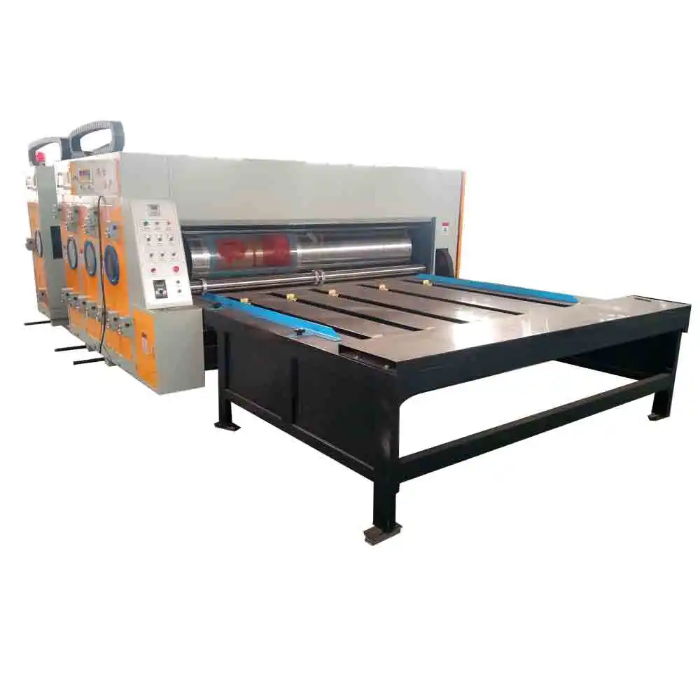 semiautomatic corrugated box printing die-cutting slotting / semi automatic corrugated cardboard printer slotter