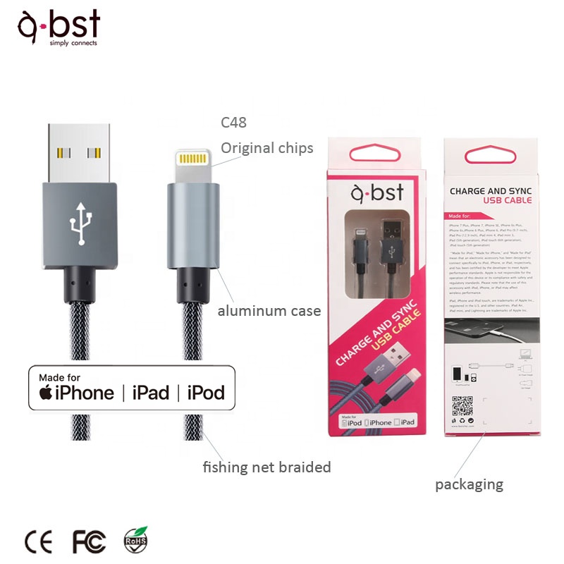 Высокая скорость зарядки и синхронизации свечение usb кабель mfi утвержден высокое качество длинные для iphone кабель glow зарядки oem для iphone кабель