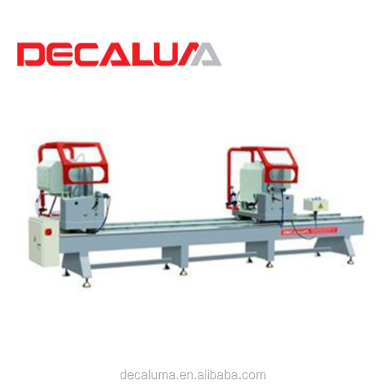 Professional Manufacturer Aluminum Profile Semi Automatic Angle Cutting Machine with Double Head