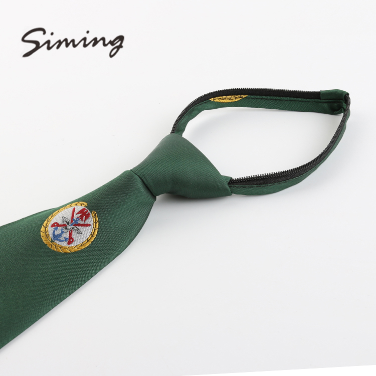 Make for airline on sale custom size colored soft man zipper ties manufacturers