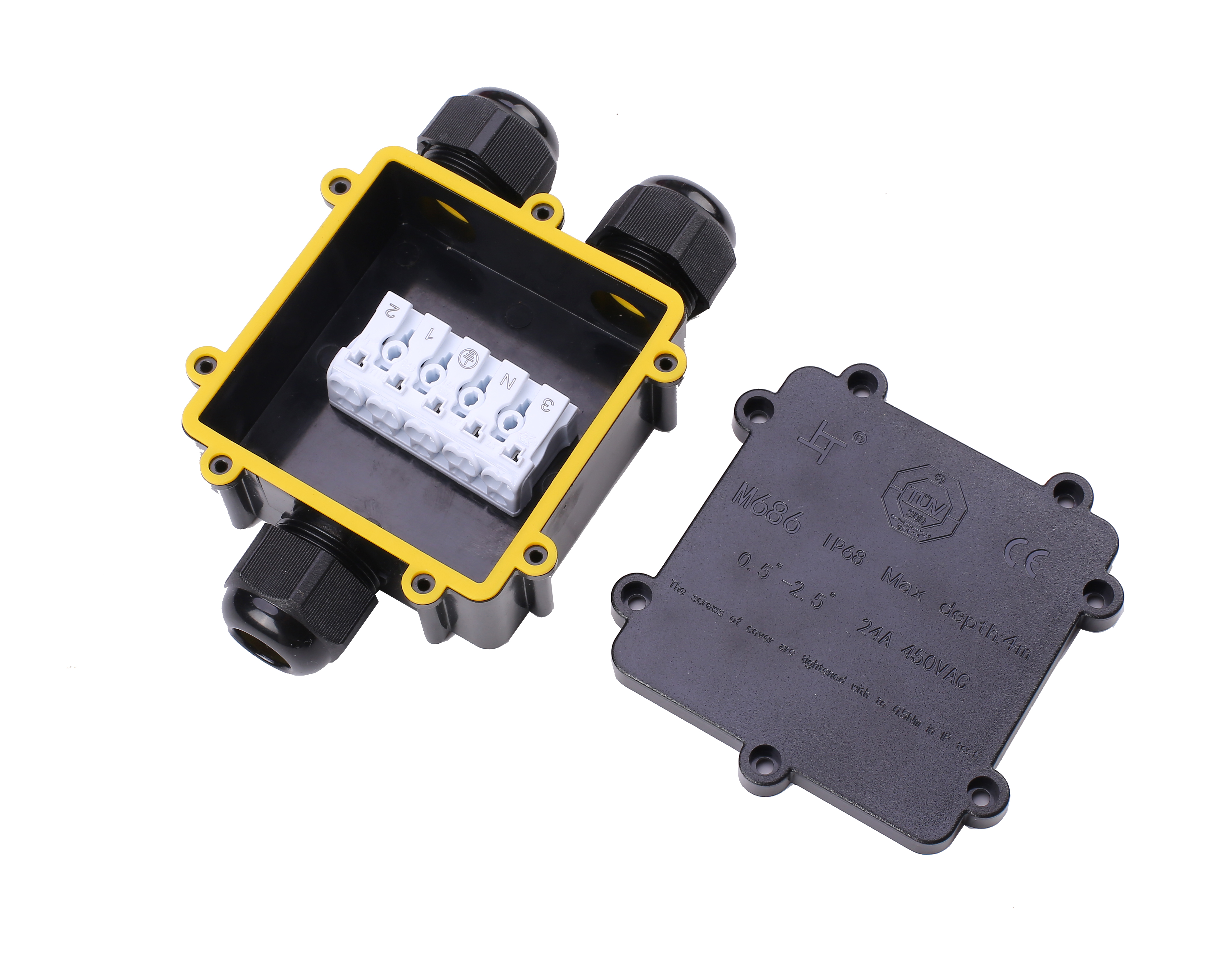 Greenway IP68 водонепроницаемая распределительная коробка для наружного освещения