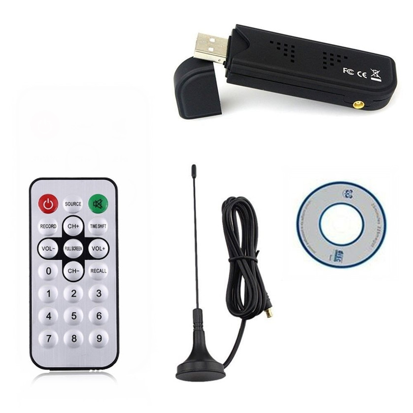Мини-USB DVB-T ТВ-тюнер наборы рекордеров цифровой USB 2,0 DAB FM RTL2832U & FC0012 RTL-SDR & ADS-B тюнер приемник