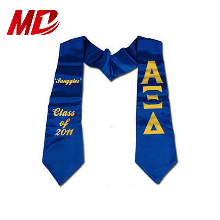 60inch prining/embroidery Graduation Stoles Sashes