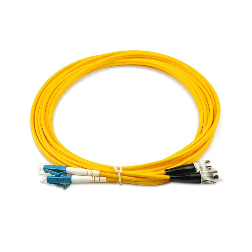 Ftth LC UPC к FC UPC дуплексный одномодовый MM G657A или оптоволоконный Соединительный шнур, оптоволоконный перемычка