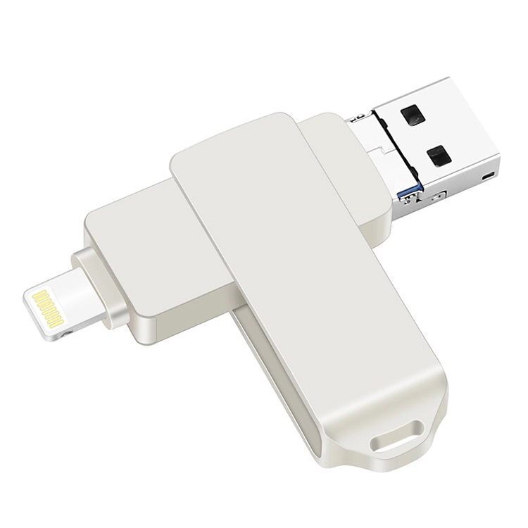 3 в 1 флеш-накопитель USB 3,0 карта памяти 16 Гб для Android iOS PC