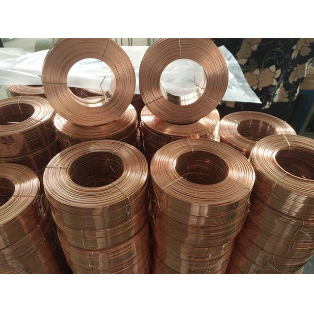 Оптовая продажа, плоская проволока с картонным швом/плоская проволока с медным покрытием 18 #19 #20 #
