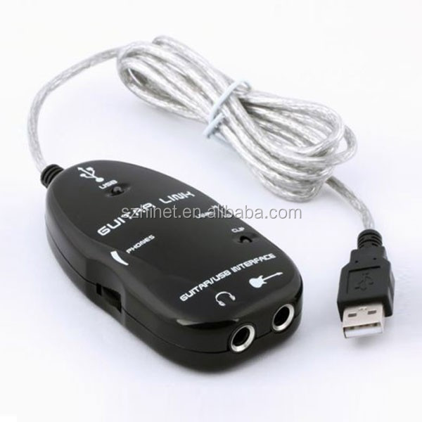 Электрогитары к usb-интерфейса, кабель соединения гитары USB кабель, USB гитара на пк-интерфейса