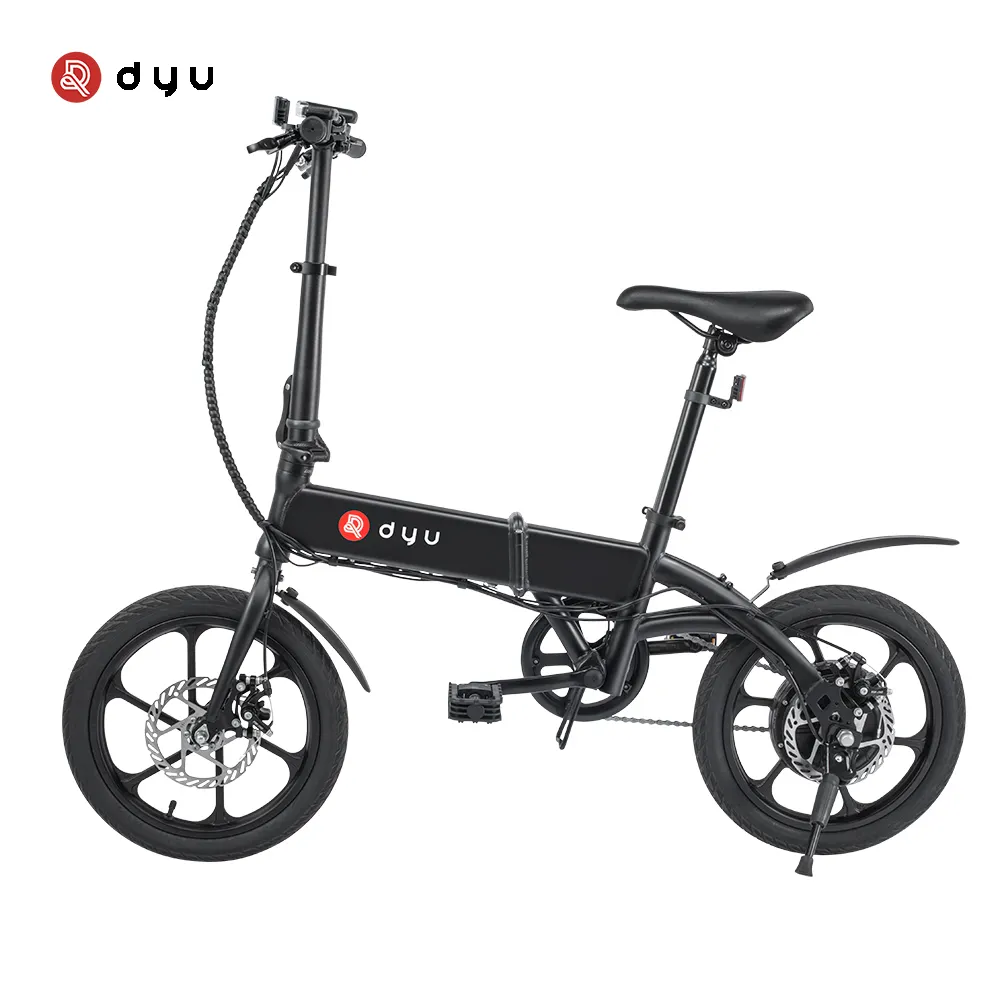 Дешевый портативный складной велосипед DYU A1F, складной велосипед с оригинальной китайской фабрики