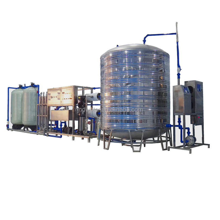 Automatic high efficiency Stainless steel tank RO system Drinking water treatment machine