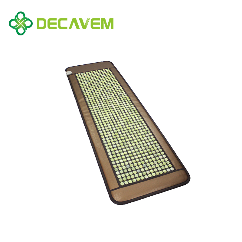Health products supply 700pcs round jade stone heating massage mat