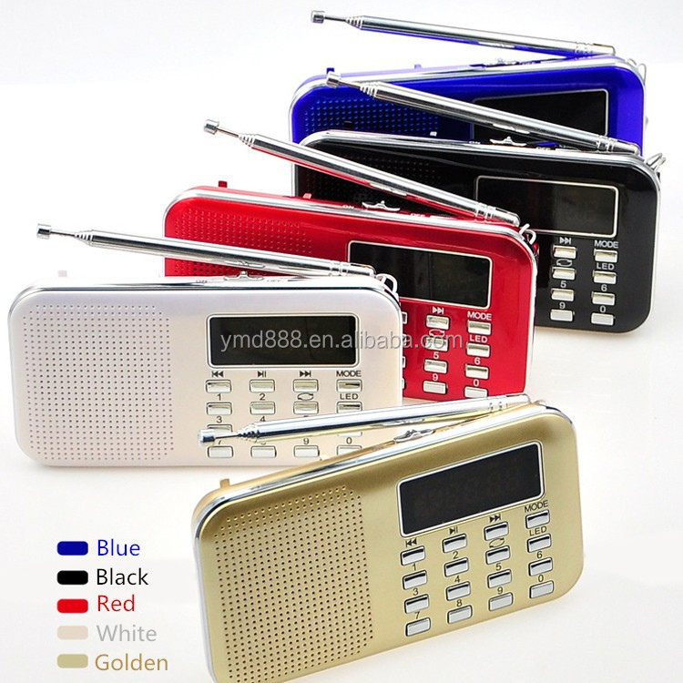 Портативный usb-динамик мини Карманный Радио Цифровой fm-радио с usb и tf-картой