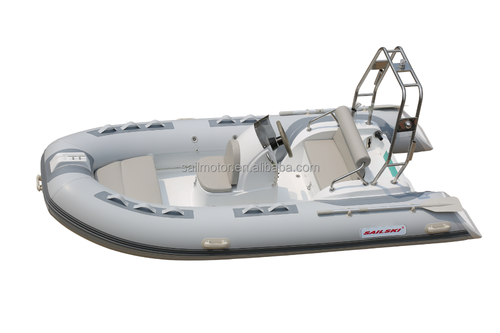 SAILSKI Стекловолоконный корпус ребристая лодка RIB390C 3,9 м на 5 человек (парусные борты 20HP,25HP)