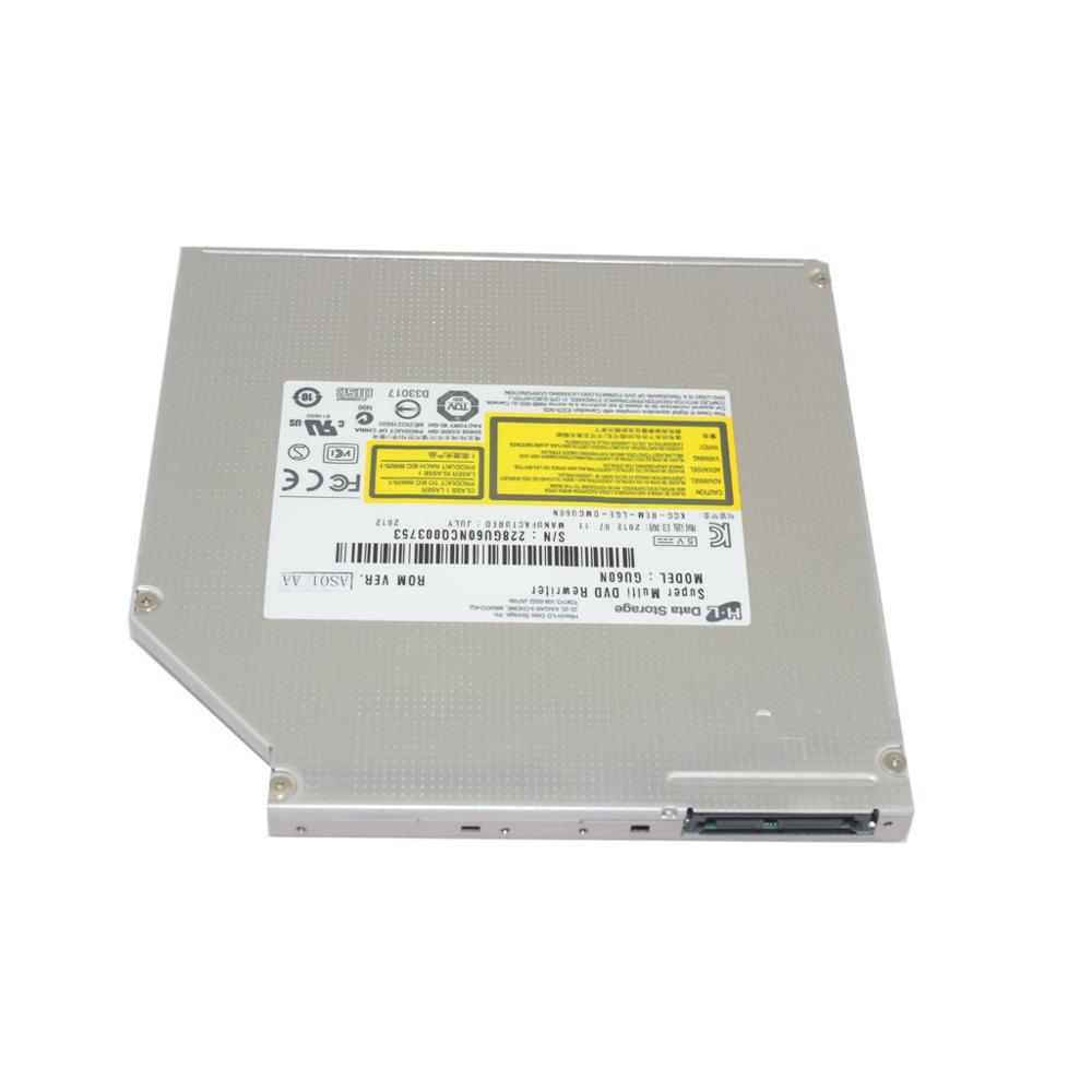 Внутренний 9,5 мм ультратонкий SATA 8x DVDRW CD DVD RW Rom записывающее устройство для ноутбука ПК Mac устройство с загрузкой лотка привода