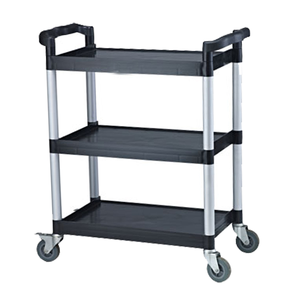 4 Wheels High quality Plastic Rolling Room Hotel Service Dinning Trolley