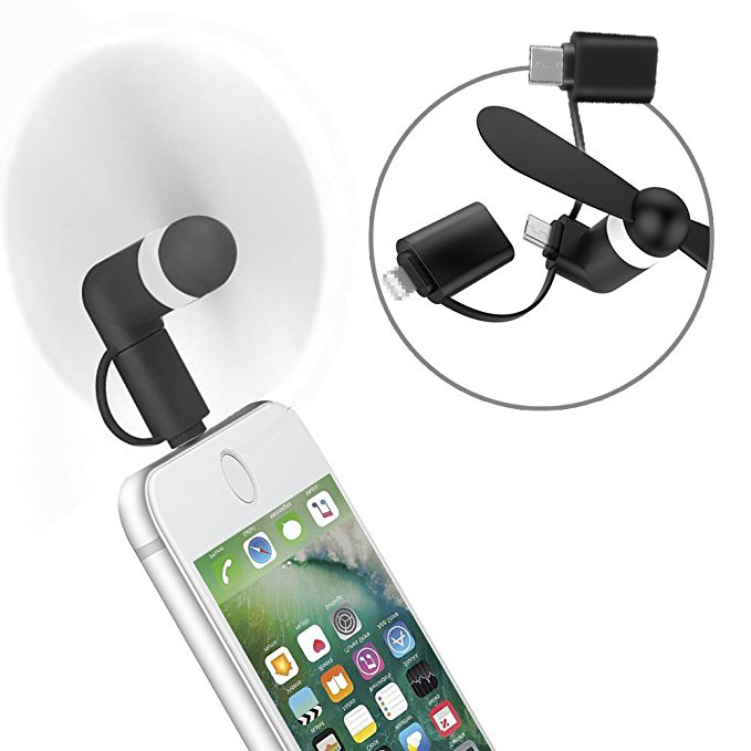 2020 портативный вентилятор с micro usb, мини-usb-вентилятор для смартфонов iPhone, 3 в 1 usb-вентилятор, мини-вентиляторы для iPhone и Android