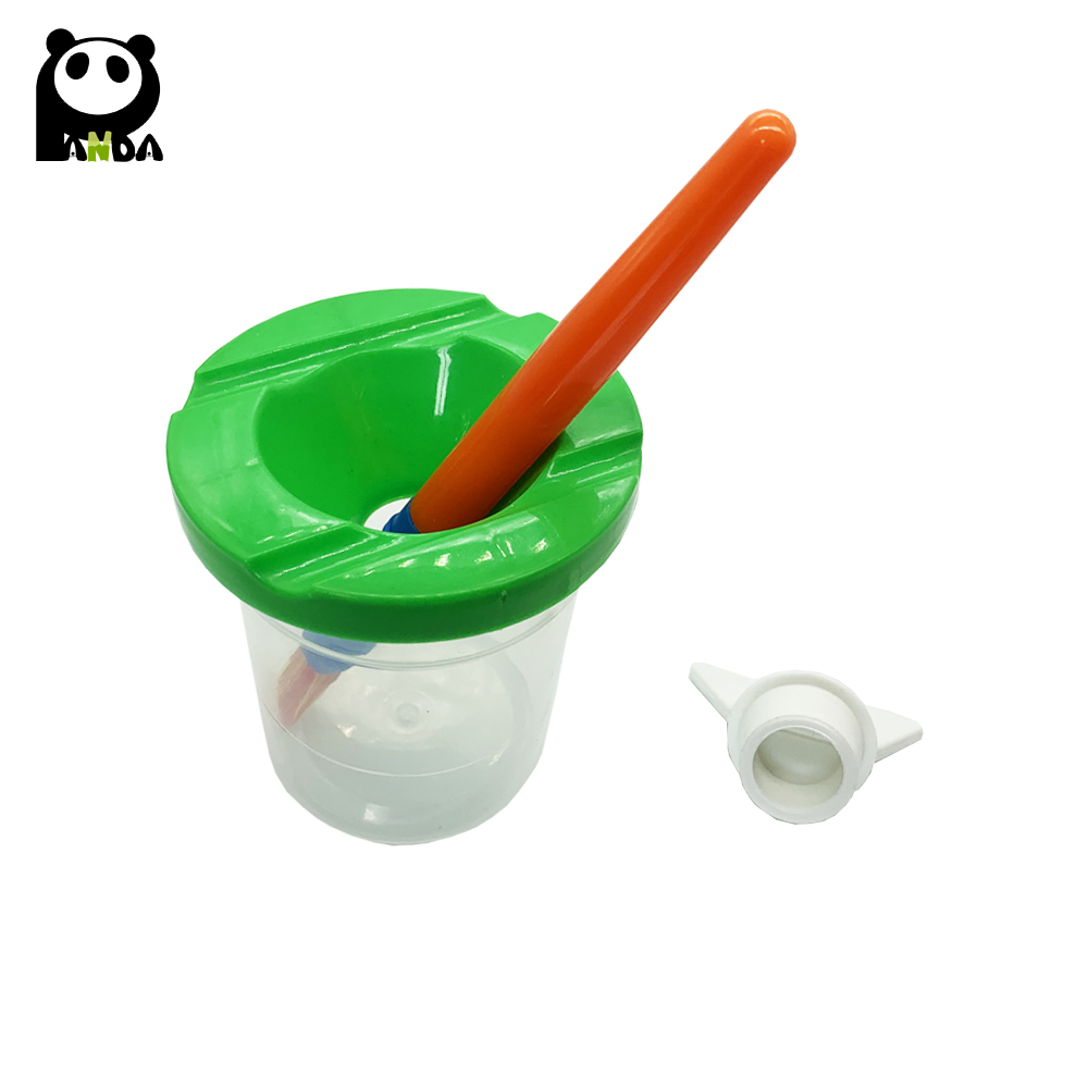Plastic Painting Wash Brush Paint Pot