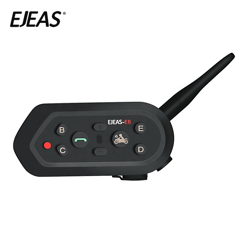 Оригинальный заводской Новый Ejeas E6 BT Мотоцикл гарнитура 6 гонщиков 1200 м связь домофон
