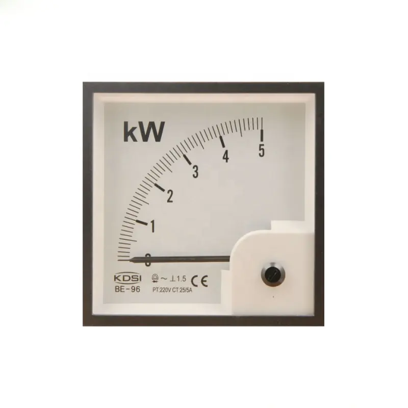 Taiwan technology BE-96 5KW 220V 25 / 5A analog wattmeter