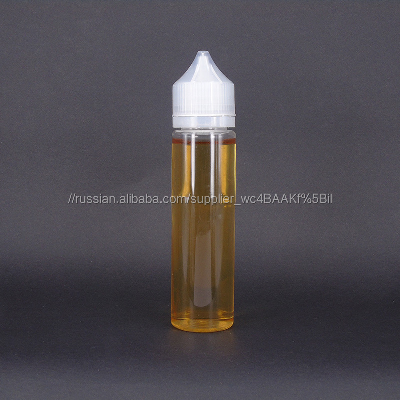 60 мл ясно ПЭТ пластиковые бутылки для e жидкий сок vape пара дым масло e-cig
