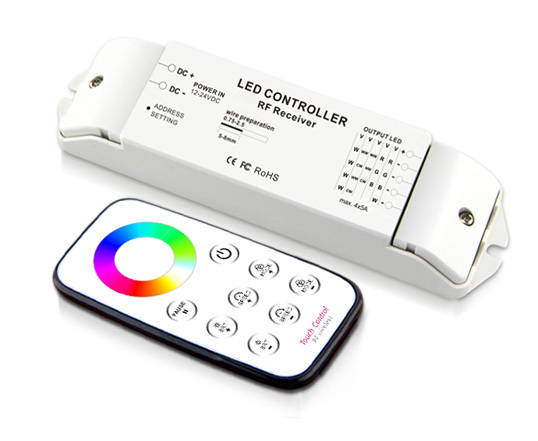 T3 + R4 High tech полный цвет led RGB контроллер с rf сенсорный пульт дистанционного управления led rgb контроллер с rf пульт дистанционного управления