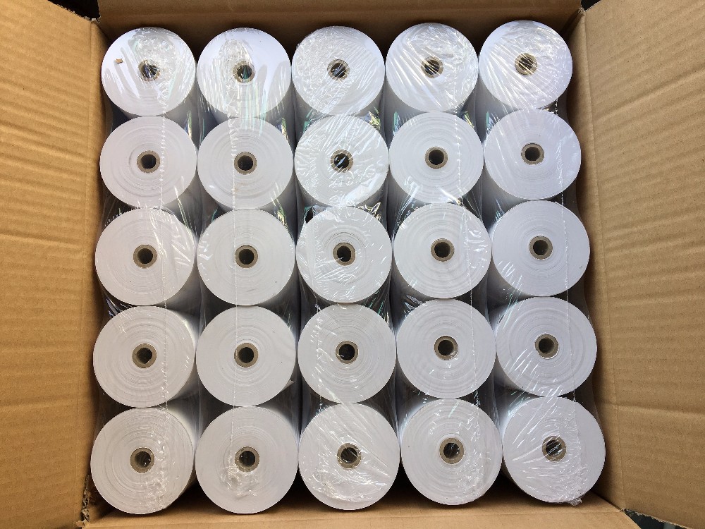 Unifon thermal paper roll 80x80 80x76 76x70 57x40 65g 80g 75g 55g 58g gram China Made paper
