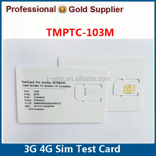 3G WCDMA UMTS Micro SIM Тестовая карта Для Anritsu MT8820 MT8820C