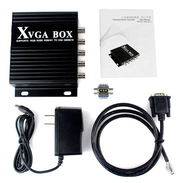 XVGA Box RGB MDA CGA EGA в VGA видеоконвертер GBS-8219