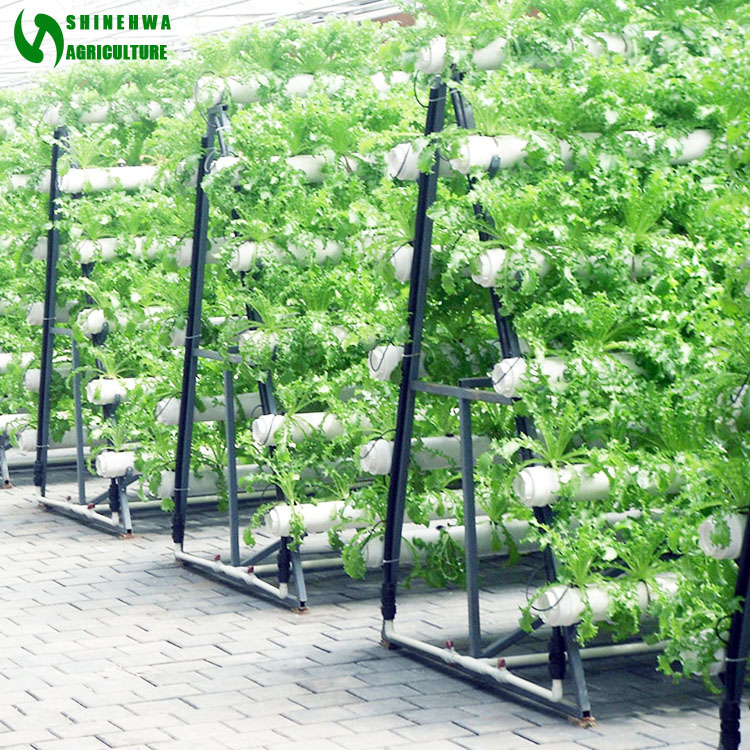 Высокое качество Горячая продажа Коммерческая Гидропоника с вертикальной NFT ПВХ трубы