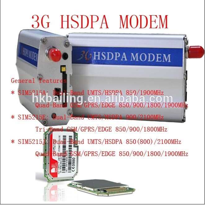 Sim5215e 3g wcdma модем со rs232/rj45/чтения 3g разъем модем