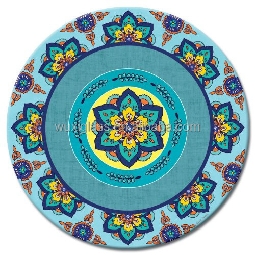 Стеклянная сервировочная тарелка Lazy Susan в диаметре. 30 см