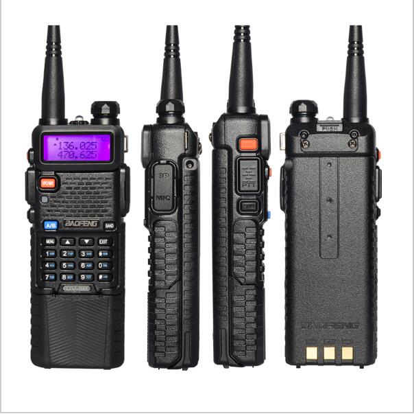Лидер продаж, Двухдиапазонная портативная рация baofeng uv-5r 5 Вт 3800 мАч