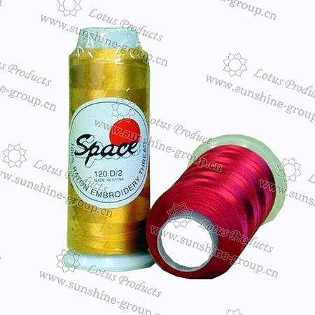 High Quality 100% Rayon Polyester Embroidery Thread