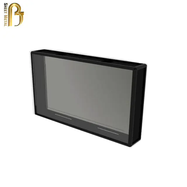 LED water, dust, and tamper proof lcd monitor enclosure